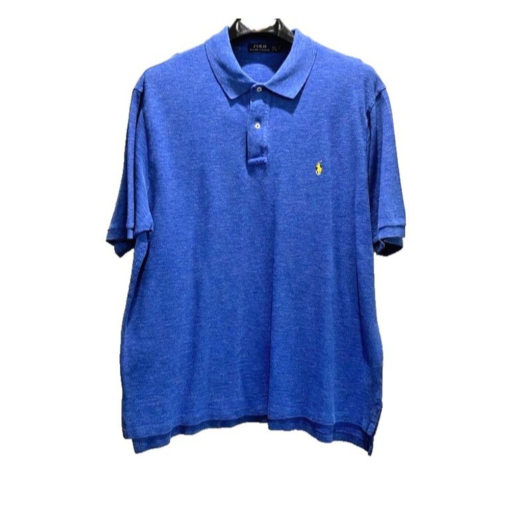 Polo Ralph Lauren Men's Mesh Heathered Custom Slim Fit Short Sleeve Polo 2XLT